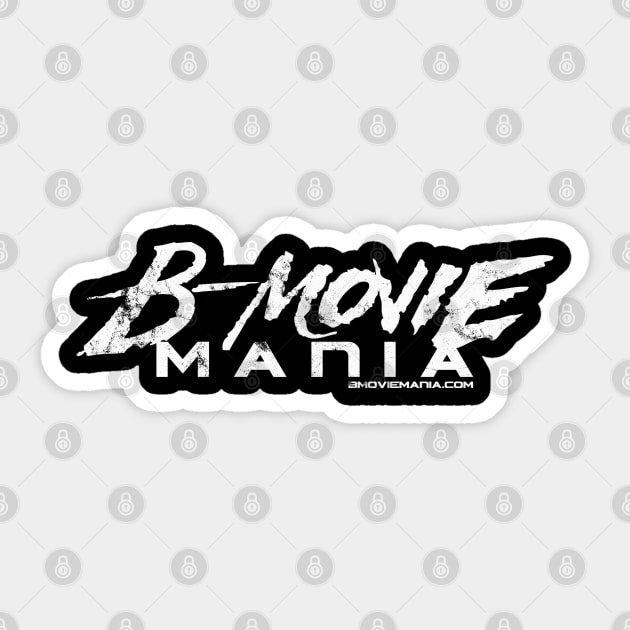 B-Movie Mania WHT Logo Sticker by BMOVIEMANIA